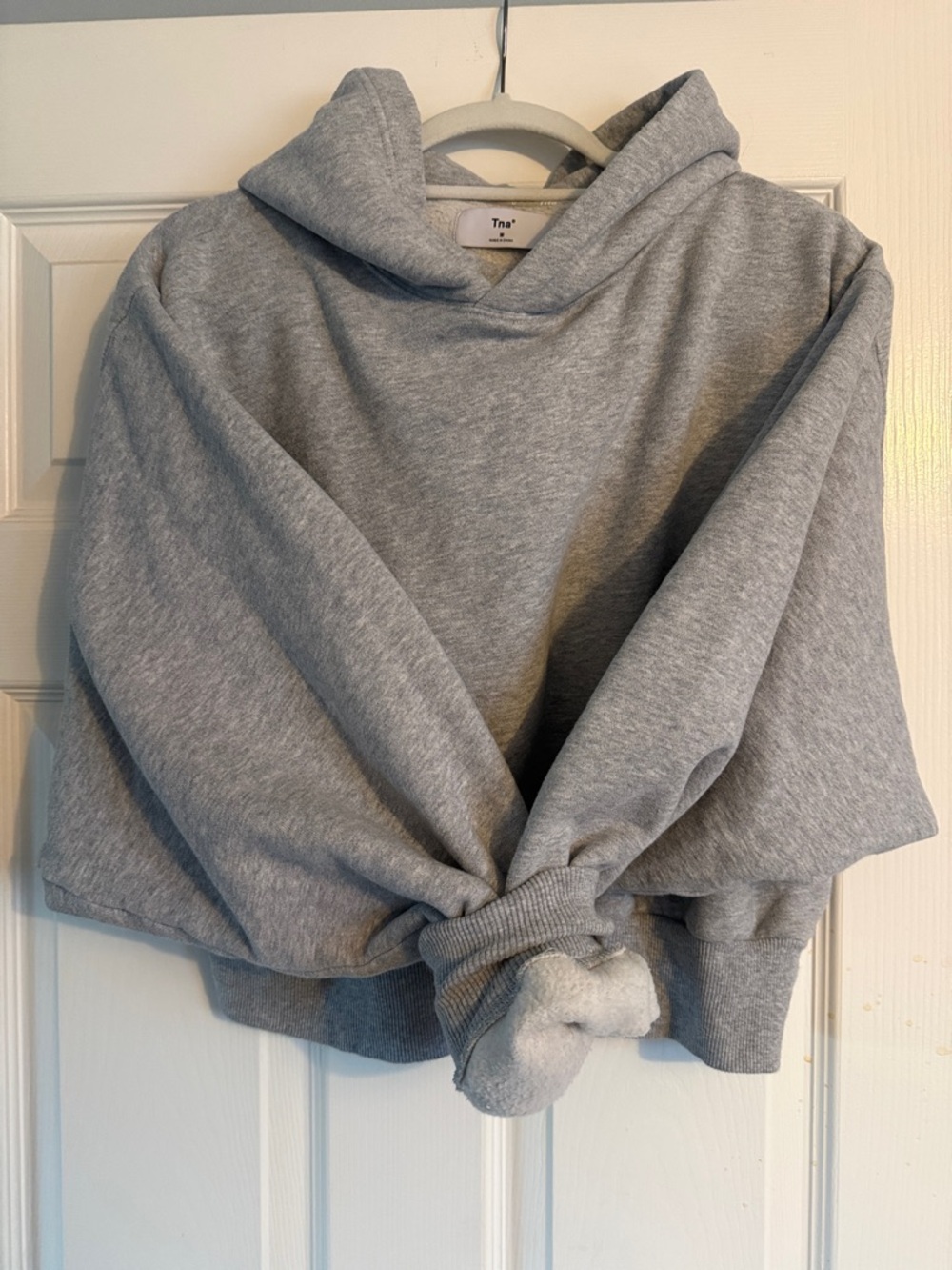 TNA Cozy Oversized Cropped Pullover Hoodie